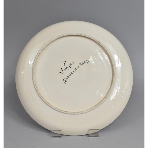 402 - A Wemyss Griselda Hill Pottery Plate, Grouse in Highland, Inscribed 