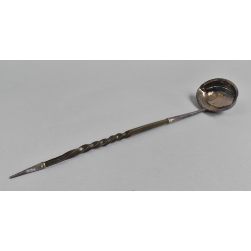 422 - A White Metal and Baleen Handled Toddy Ladle