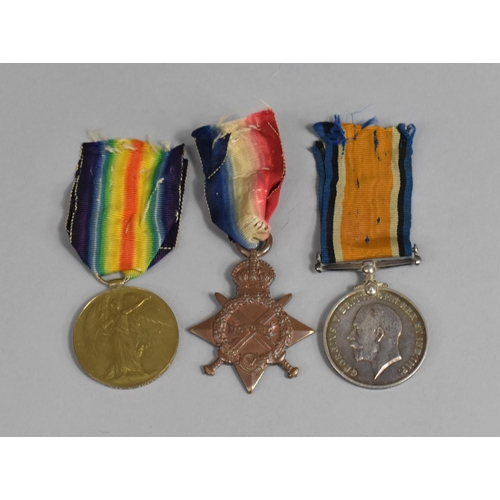 68 - A Collection of Three WWI Medals Awarded to B Tuttle, Army Service Corps