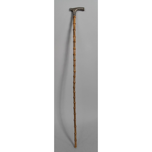 85 - A Silver Mounted Ladies/Childs Riding Crop or Whip, 75cms Long