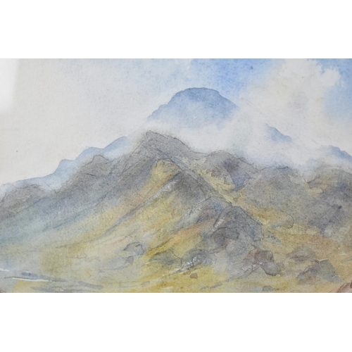 183 - A Framed Watercolour by Richard Haslam, Ben Buie, Mull, 32x24cms