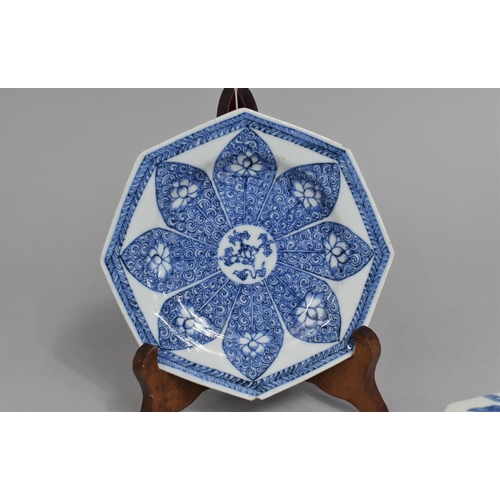 281 - A Collection of Various 19th and 20th Century Chinese Blue and White to Comprise Shaped Dish, Balust... 