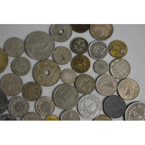 304 - A Collection of Various Foreign Coinage to Comprise Silver Napoleon Coin etc