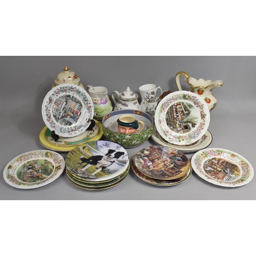 363 - A Collection of Various Ceramics to comprise Four Wedgwood Foxwood Tales Childrens Plates, Collector... 