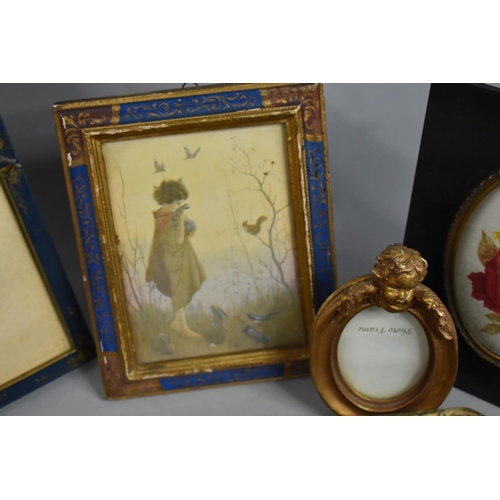 366 - A Collection of Various Items to comprise Two Handled Tray, Frames, Victorian Mother of Pearl and La... 