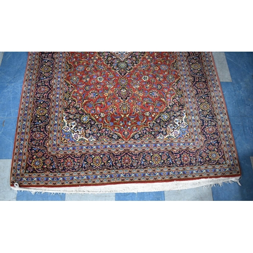 512 - A Fine Persian Handmade Kashan Rug, 211x147cm