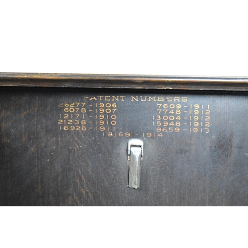 548 - An Early 20th Century Oak American Account Register with Stacking Receipt Trays and Two Base Drawers... 