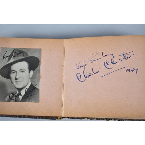 85 - A 1940s Autograph Album Containing Signatures of Stage, Theatre and Radio to include Billy Cotton, C... 