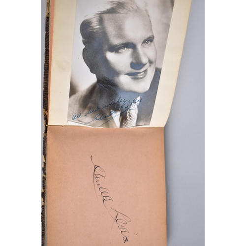 85 - A 1940s Autograph Album Containing Signatures of Stage, Theatre and Radio to include Billy Cotton, C... 