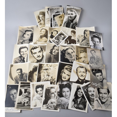 87 - A Large Quantity of Publicity Photographs and Postcards for Vintage Film Stars and TV Stars