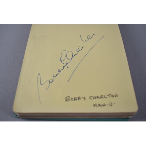 91 - A 1960s Football Autograph Book mainly relating to Manchester United and including 2x George Best, B... 