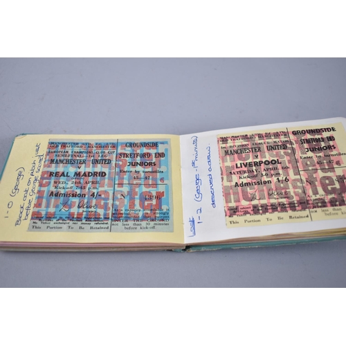 91 - A 1960s Football Autograph Book mainly relating to Manchester United and including 2x George Best, B... 