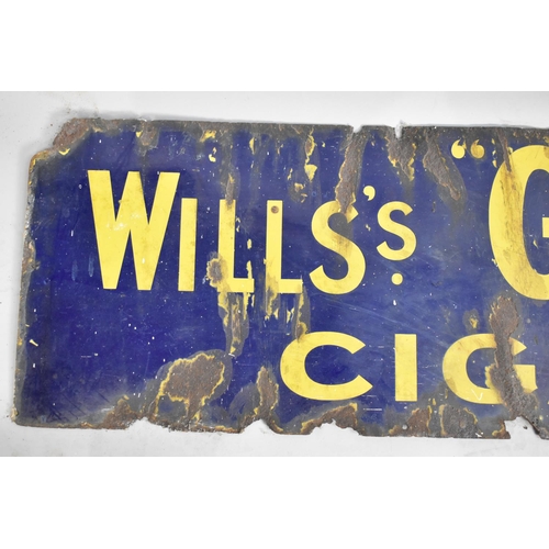 112 - A Vintage Enamelled Single Sided Advertising Sign for 