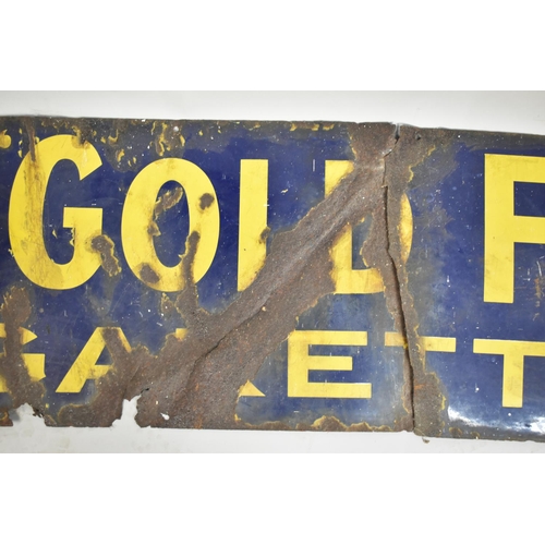 112 - A Vintage Enamelled Single Sided Advertising Sign for 