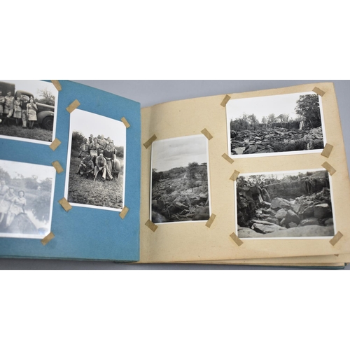 154 - A Vintage Photograph Album Depicting Military Tour in Africa, reputedly North Staffordshire Reg.