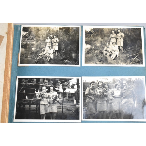 154 - A Vintage Photograph Album Depicting Military Tour in Africa, reputedly North Staffordshire Reg.