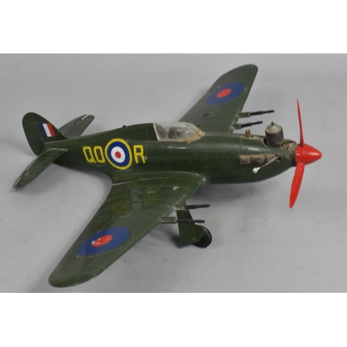 199 - A Vintage Control Line Model of a Hawker Hurricane