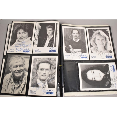 218 - A Collection of Autographed Cast Photos for Brookside