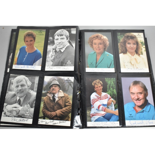 219 - A Collection of Signed Cast Photos for Emmerdale Farm