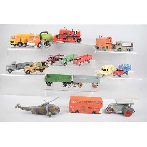 242 - A Collection of Playworn Vintage Dinky Toys