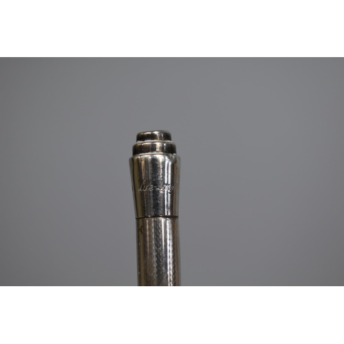 411 - Four Silver Propelling Pencils, Two In Cases