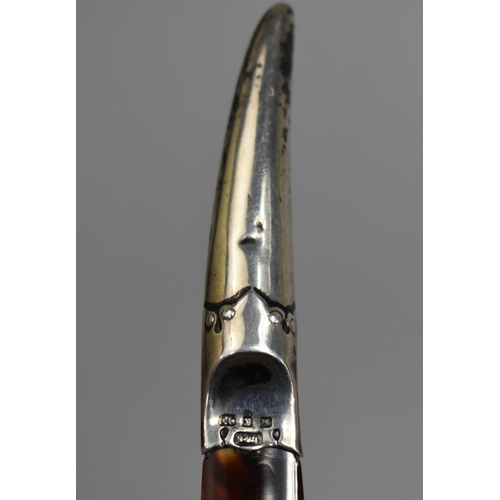 433 - A Collection of Three Various Page Turners to Include One with Deer Foot Handle, a Silver Handled an... 