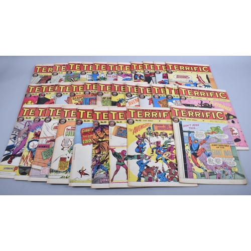 243 - A Collection of 32 Copies of Terrific Comic, 1967-68 Commencing with Issue 11