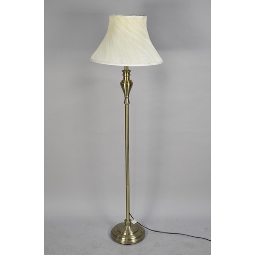 522 - A Modern Metal Standard Lamp