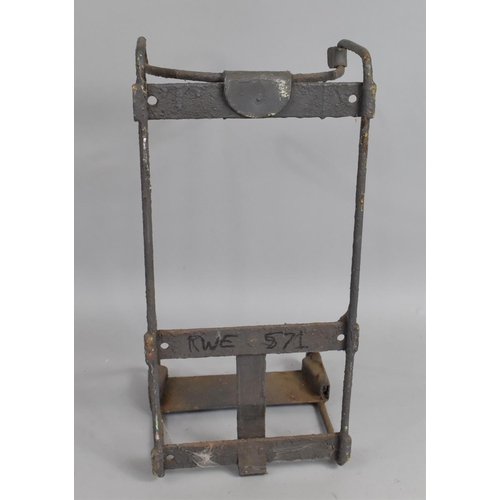 140 - Of Railway Interest: A Vintage Metal Knapsack Frame