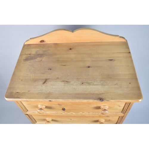 170 - A Modern Pine Chest of Five Drawers, 71cm Wide