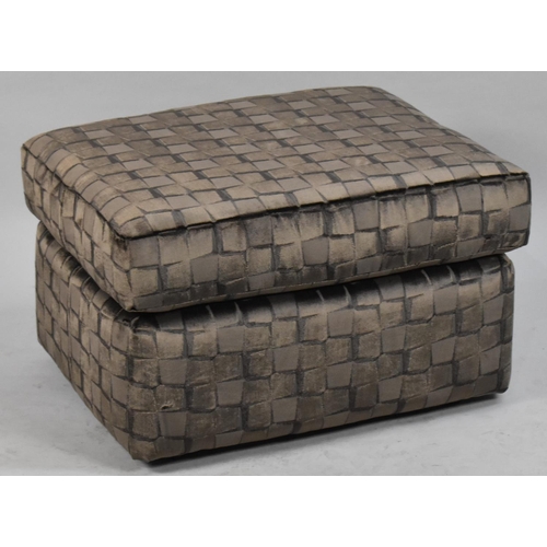 511 - A Modern Upholstered Footstool, 67cm wide