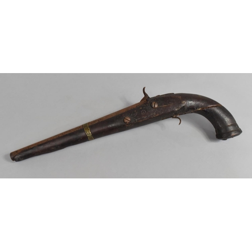 162 - A 19th Century Percussion Cap Pistol for Display Purposes Only