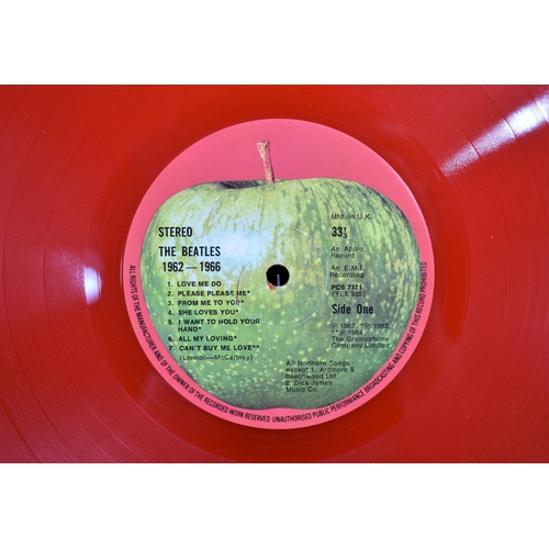 A Copy Of 'The Beatles / 1962-1966' on Red Vinyl (PCSPR 717) and a Copy Of  'The Beatles / 1967-1970