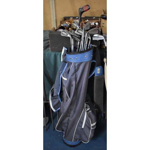 473 - A Set of Petron Golfing Irons with Bag