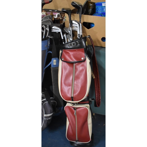 474 - A Set of Tee Flite Golf Clubs and Bag