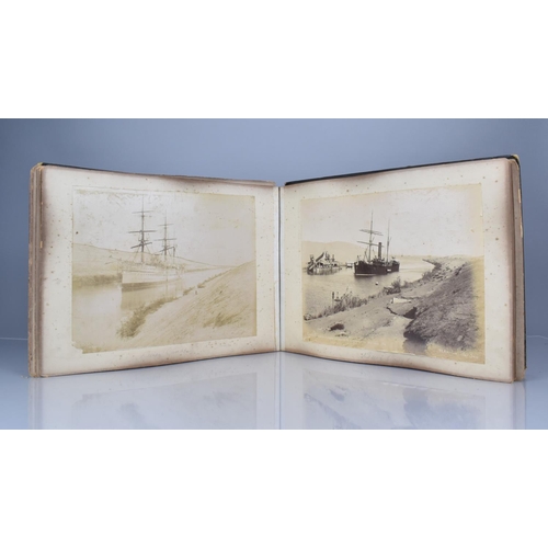 140 - Of Military Interest: An Early 20th Century Album Containing Various Monochromatic and Coloured Phot... 