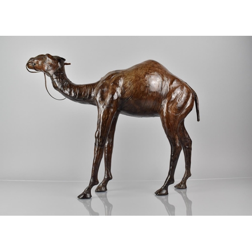 50 - An Early 20th Century Leather Study of a Camel, Attributed to Liberty of London although not Marked,... 