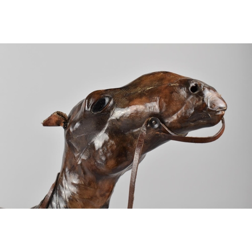 50 - An Early 20th Century Leather Study of a Camel, Attributed to Liberty of London although not Marked,... 