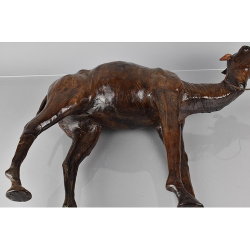 50 - An Early 20th Century Leather Study of a Camel, Attributed to Liberty of London although not Marked,... 