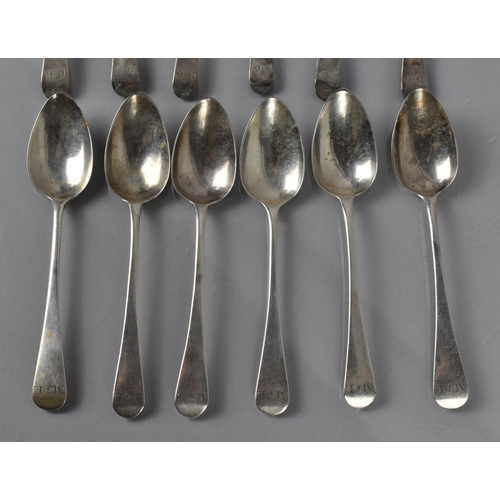 178 - Two Sets of Six Georgian Silver Teaspoons, 143gms