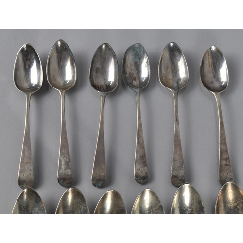 178 - Two Sets of Six Georgian Silver Teaspoons, 143gms