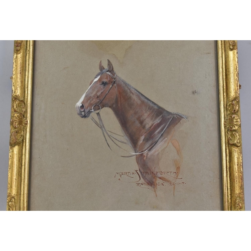 437 - Martin Stainforth (British 1866-1957), Gouache, 'Randwick 22.11.17', Framed and Glazed, 24x29cms and... 