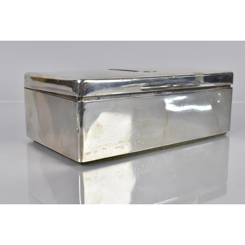 168 - A Late Victorian Silver Desk top Cigarette Box by Mappin and Webb, (John Newton Mappin) London 1895 ... 