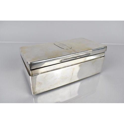 168 - A Late Victorian Silver Desk top Cigarette Box by Mappin and Webb, (John Newton Mappin) London 1895 ... 