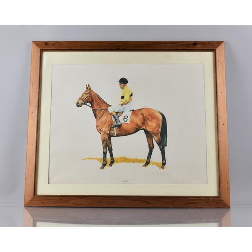 429 - A Framed Print of Arkle with Pat Taafe Up after G Keane, 50x40cms