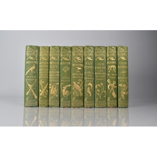 123 - Nine Volumes of The Haddon Hall Library Edited by The Marquess of Granby and Mr. George A.B Dewar, P... 