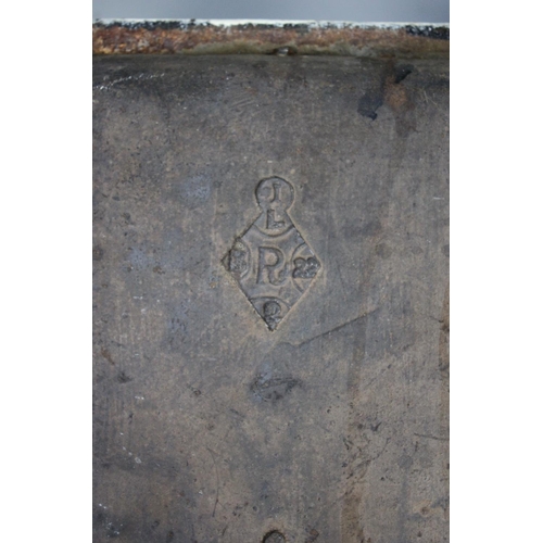 86 - A Late Victorian Coalbrookdale Cast Iron Hall Stand The Removable Drip Trays with Registration Marks... 