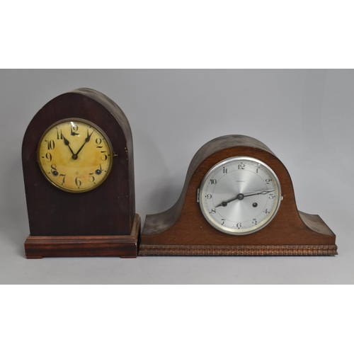 172 - Two Early/Mid 20th Century Mantle Clocks, Lancet Example and Perivale, Both in Need of Some Attentio... 