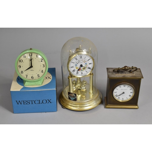 343 - A Kundo Pillar Clock, a Matthew Norman and a Vintage Smith's Timecal Alarm Clock