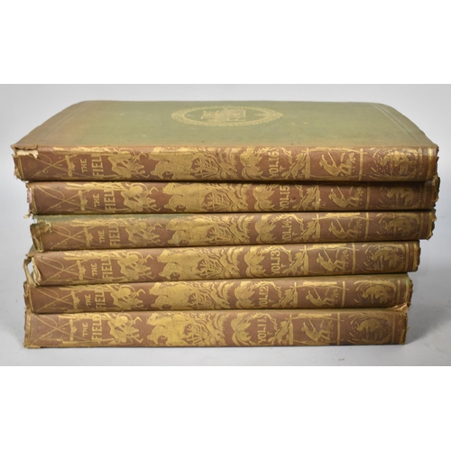 122 - A Set of 15 Volumes of Bound Copies of 'The Field or Country Gentleman's Newspaper' Commencing with ... 